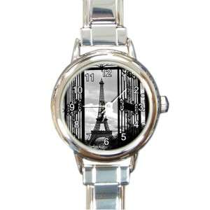 Eiffel Tower Paris Hobby Round Italian Charm Watch HOT!  