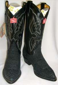 NEW TONY LAMA Sueded Shrunken Shoulder Leather Cowboy Boot 7 EE