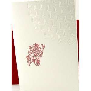  fins letterpress all occasion boxed note cards: Health 