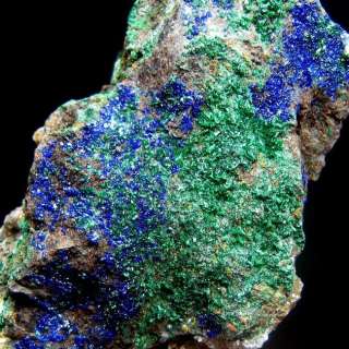 Blue Azurite & Green Malachite Crystal Specimen D1343  