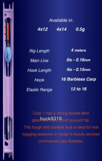  POLE RIGS ALL TYPES & SIZES IN STOCK CARP RIGS FOR POLE FISH  