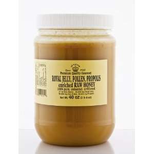  RAW HONEY ENRICHED WITH ROYAL JELLY BEE POLLEN PROPOLIS 40 
