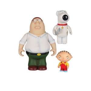    Family Guy Classics set of 3 Peter Brian Stewie: Toys & Games