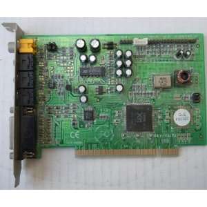 PCI Audio Sound Card   Gameport, Mic In, Line In, Audio Out, and SPDIF 