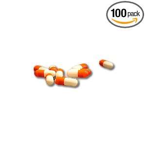  Empty Gelatin Capsules Size 1, 1000 count, red/white 