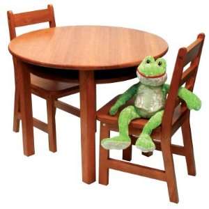  Lipper Childrens Round Table and Chair Set