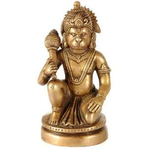  Sankat Mochan Hanuman   Brass Sculpture