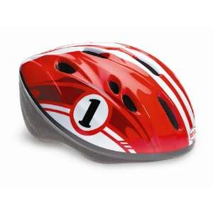  Bell Star Child Bike Helmet (Red Race Number): Sports 