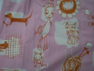 NEW OILILY pink *CAT N MOUSE* STRETCH TOP BLOUSE 38 8  
