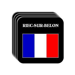  France   RIEC SUR BELON Set of 4 Mini Mousepad Coasters 