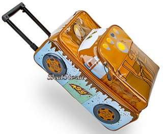 NEW Disney Store Exclusive Cars 2 Tow Mater Truck Rolling Luggage 