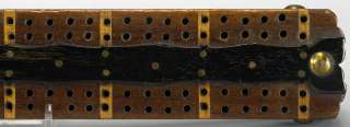 05853 Seamans Whale Cribbage Board 19th C.  