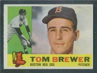 1960 Topps #439 Tom Brewer (Red Sox) (WB) Ex Mt  