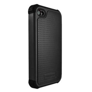 Black Ballistic AGF SG Rubberized Cover for Verizon / Att Apple Iphone 