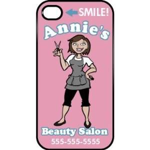  Beauty Salon Iphone: Custom iPhone 4 & 4s Case Black: Cell 