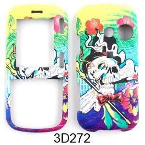   CASE COVER SKIN 3D TATTOOS SKULL HAT BOW: Cell Phones & Accessories