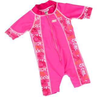 Baby Banz UV Swimsuit one piec  Pink Graffiti 12 Months  