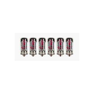  Fender® Matched Sextet of GT 6550 Tubes   Red Musical 