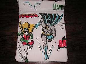 Batman bat Robin robbin DC comic fabric tablet kindle case bag  
