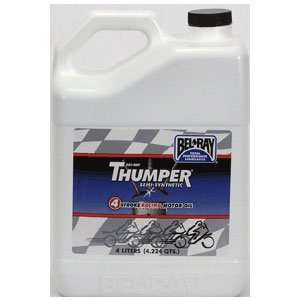  Bel Ray Thumper Oil 10W40   4 Liter Bottle Automotive