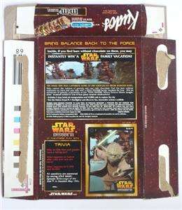 Star Wars Episode 2 Attack of the Clones Kudos M&Ms Cereal Bar Box 