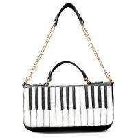 Fashion Piano Keys Satchel Handbag Womens Shoulder Bag  