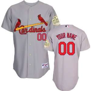  Jersey: Big & Tall Personalized Road Grey Authentic Jersey with 2011 