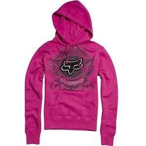  Fox Racing Womens Revelry Boyfriend Hoodie   Large/Guava 