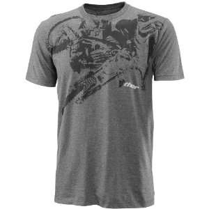  THOR CROSSED UP CHARCOAL GRAY YOUTH TEE SHIRT! LARGE/LG 