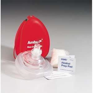 First Aid Only M573 AMBU 6 Pc. Ambu® Res cue CPR Mask Kit  