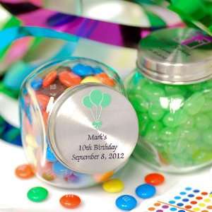 Personalized Birthday Glass Candy Jar: Health & Personal 