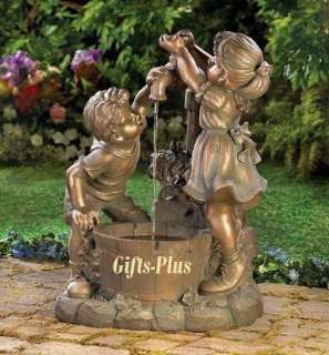 NEW KIDS PLAY WATER FOUNTAIN GARDEN DECOR,PUMP INCLUDED  