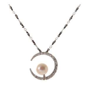 The Lovers Pearls White 9 10mm AA Freshwater Pearl Sterling Silver 