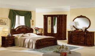 MILADY Traditional Collection Walnut Bedroom Set  