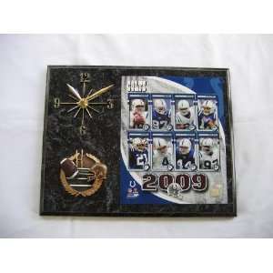  Indianapolis Colts Picture Plaque Clock: Sports & Outdoors