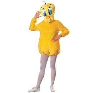   Tunes Tweety Bird Adult Costume / Yellow   Size Standard   One Size
