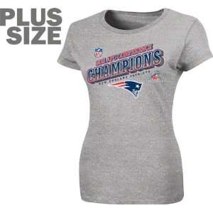   Grey 2011 AFC Conference Champs Locker Room T Shirt