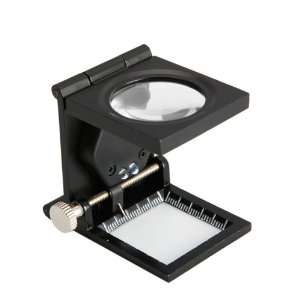 Magnification Three folding Desktop Magnifier (Metal with LED Light 