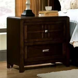   90057 City Gazebo Nightstand, Dutch Chocolate