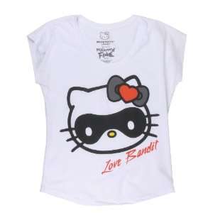  Mighty Fine Hello Kitty Love Bandit Head Tee Shirt Junior 