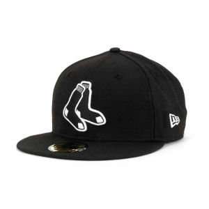 Boston Red Sox MLB Black and White Fashion Hat Sports 