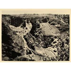  1930 Diamond Mine Pit Pretoria South Africa Landscape 