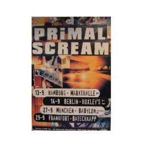 Primal Scream German Tour Poster