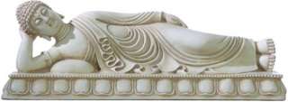 SPIRITUAL SLEEPING BUDDHA STONE STATUE Figure  