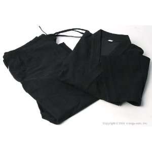  High quality 8 oz Black Karate Uniform Set Sports 