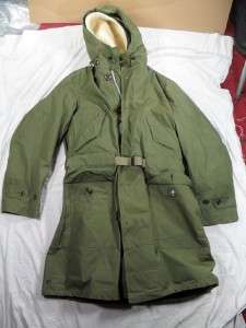 Vtg NOS Korean War Parka Field Jacket W/ Liner 40s 50s 1951 M 48 M 65 