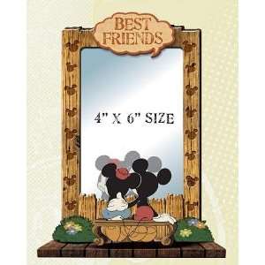    Retro Mickey and Minnie Photo Frame with Mirror Toys & Games
