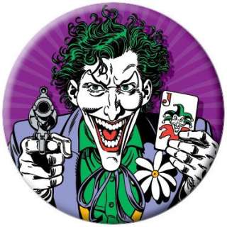 DC Comics Batman Joker Gun and Card Button 81066  