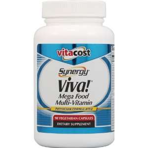  Vitacost Synergy Viva Mega Food Multi Vitamin No Added 