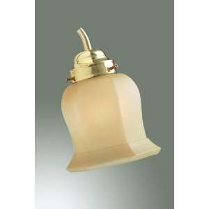   Ceiling Fan Light Glass Shade in Blanched Almond